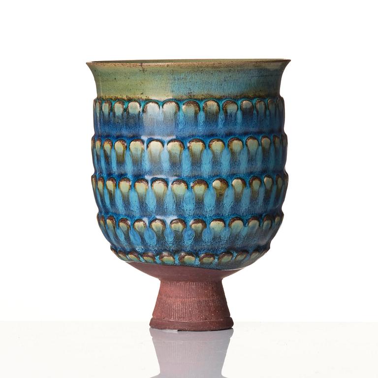 Wilhelm Kåge, a Farsta stoneware vase, Gustavsberg Studio 1950s.