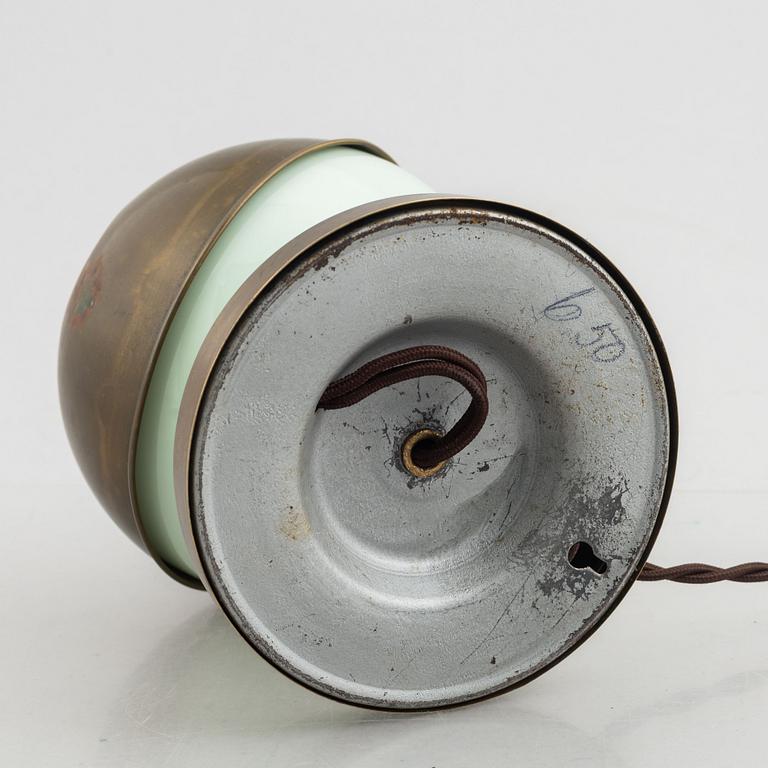 A functionalist style table lamp, Sweden, 1930s.
