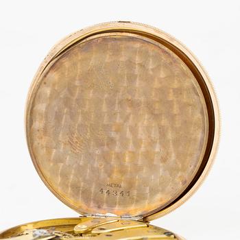 Fickur, urtavla av pärlemor, 14K guld, 48 mm.