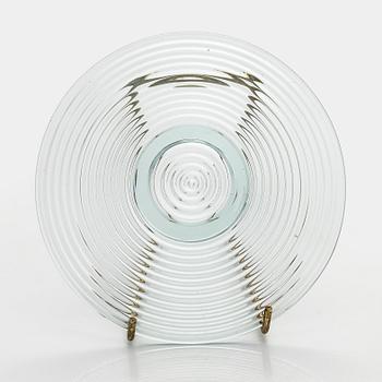 Aino Aalto, glass model 4059 and a plate 4147, for Karhula Glassworks, in production 1937-1938.