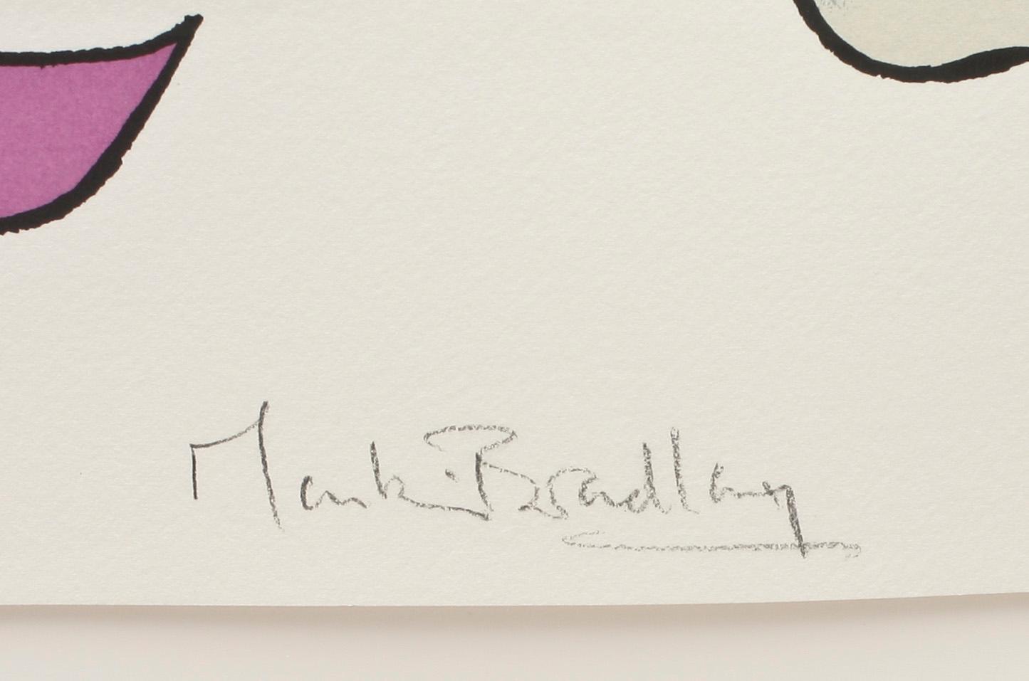 MARTIN BRADLEY, färglitografi, sign och numr 114/199.