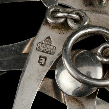 COLLIER, sterlingsilver, Anton Michelsen, Köpenhamn. Vikt 94 g.