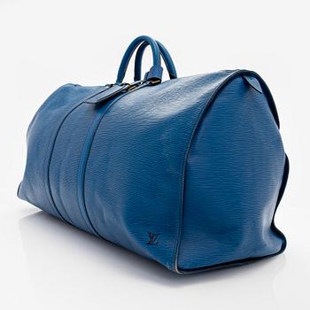 Louis Vuitton, an 'Epi Keepall 60' weekend bag.
