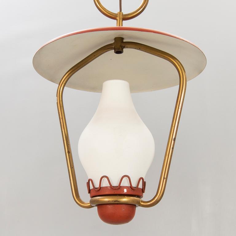 Ceiling lamp, Ateljè Lyktan, 1940s, probably Hans Bergström.