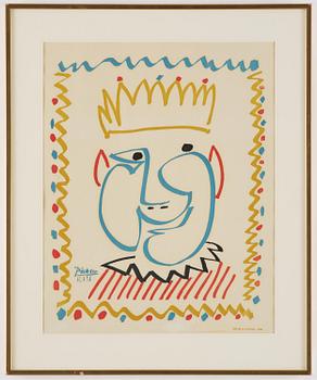 Pablo Picasso, "Tête de roi (Carnaval de Nice)".