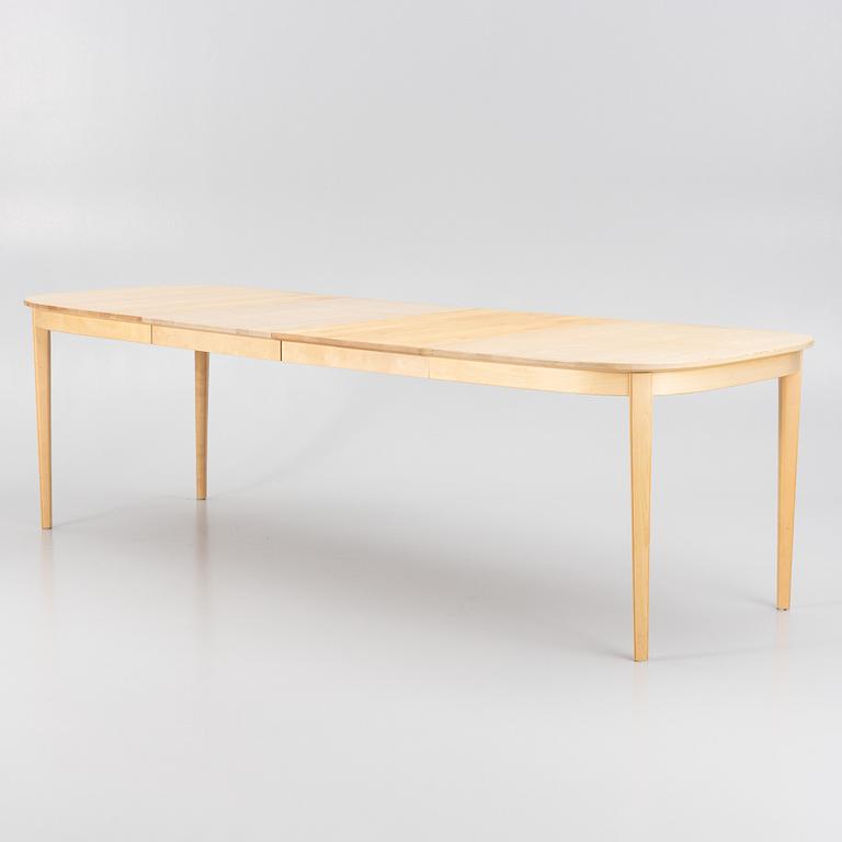 Carl Malmsten, matbord med 4 stol."Vardags", Stolab, 1999.