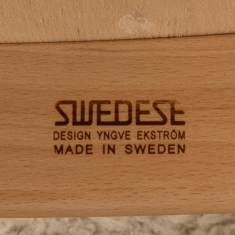 Yngve Ekström, armchair with footstool, "Lamino", Swedese.