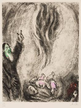 212. Marc Chagall, "L'offrande d'Élie", from: "La Bible".