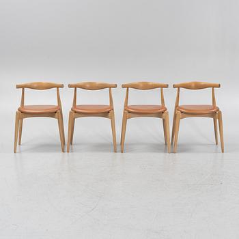 Hans J. Wegner, stolar, 4 st, "CH 20", Carl Hansen & Søn, Danmark.