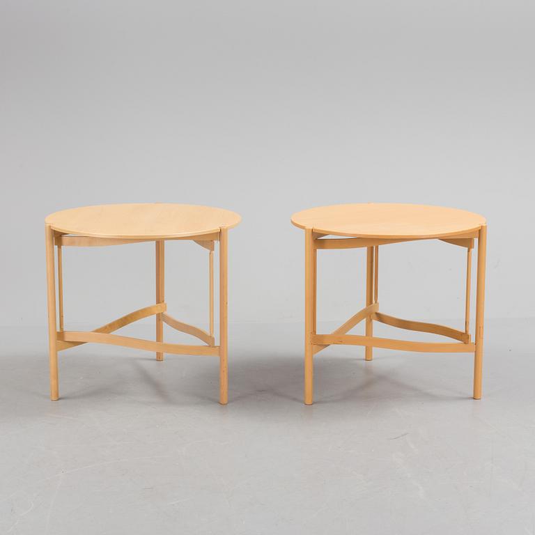 SOFFBORD, ett par, "Tema", design Hans Johansson 1987, Karl Andersson och Söner, Huskvarna.