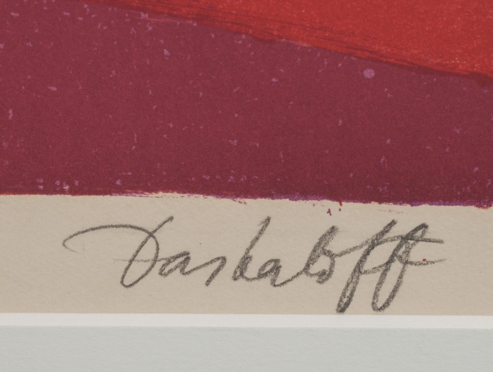 GEORGI DASKALOFF, färglitografi, signerad och numrerad 38/150.