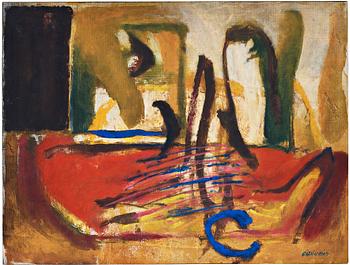 CO HULTÉN, oil on canvas, signed and dated 1963.