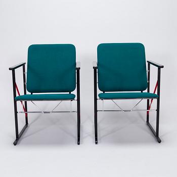 Yrjö Kukkapuro, four late 20th century 'A-502' chairs for Avarte. Designed 1985.