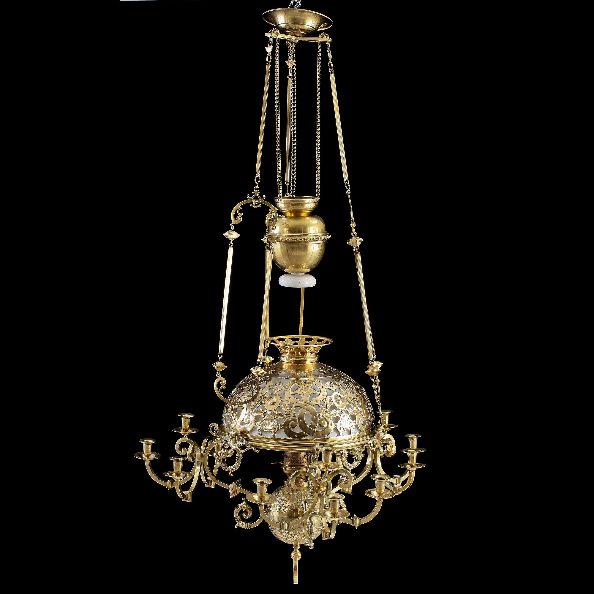 TAKFOTOGENLAMPA, 1800/1900-tal.