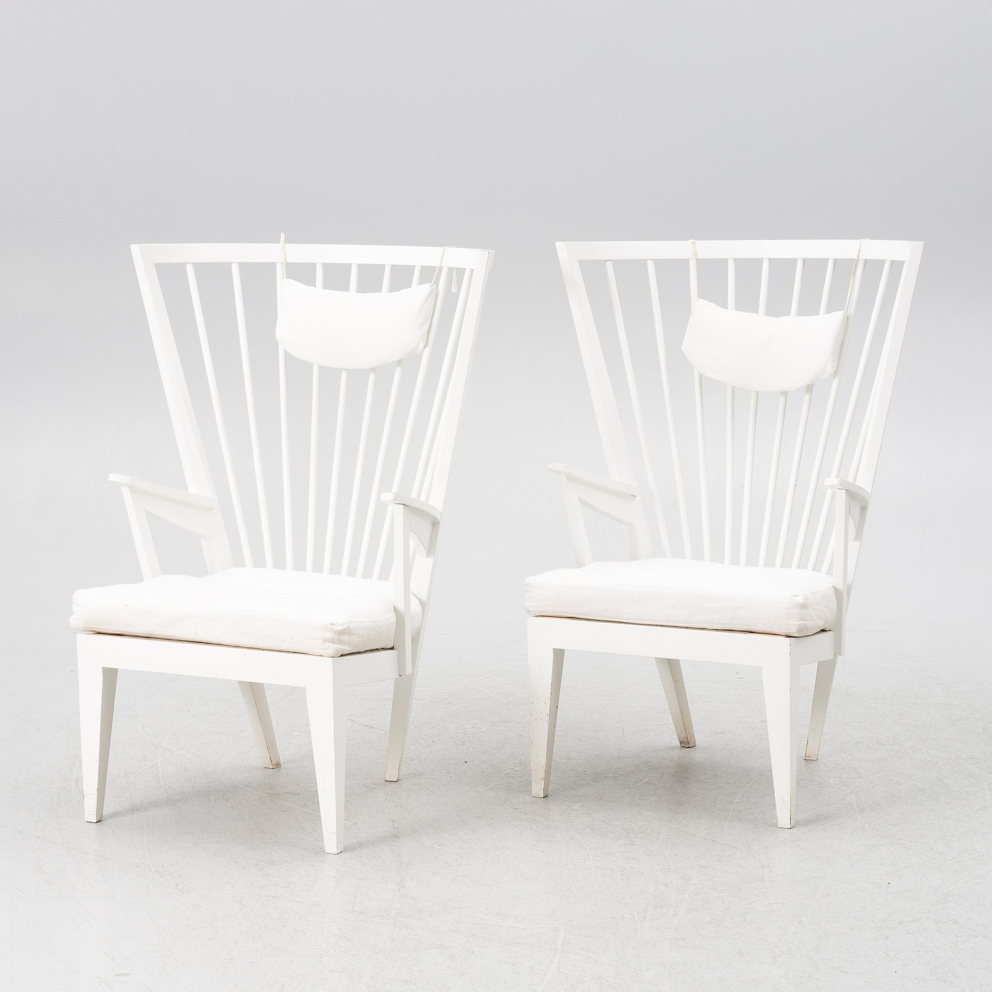 Nirvan Richter, armchair, "Länstol", Norrgavel.