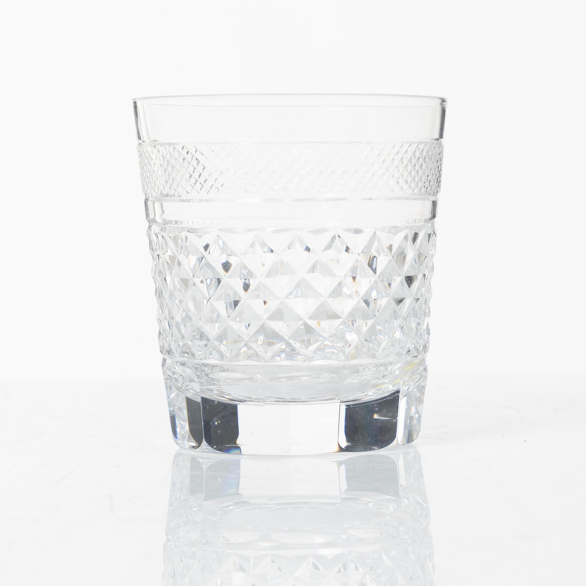 Elis Bergh, glasservis, 107 delar, "Kent", Kosta Boda.