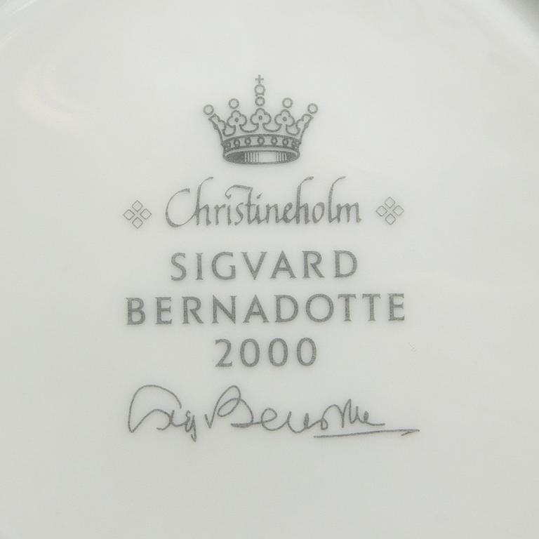 Sigvard Bernadotte,  servis  100 dlr "Millennium-line Marianne", Christineholm, Fyrklövern.
