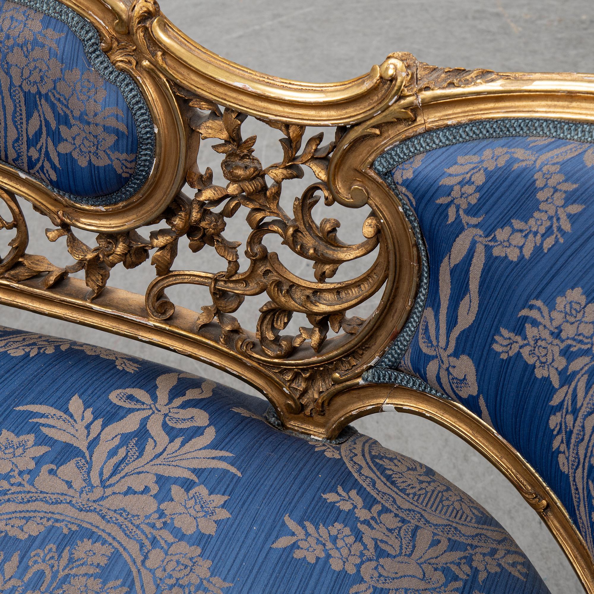 A Frennch 19th Century Louis XV style sofa.