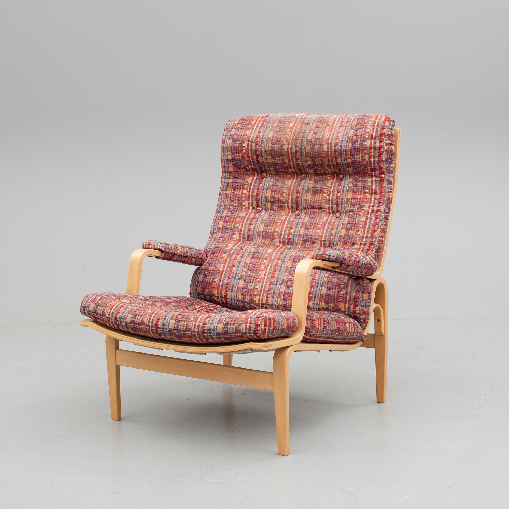 FÅTÖLJ, Bruno Mathsson, Dux, 1900-talets andra hälft.