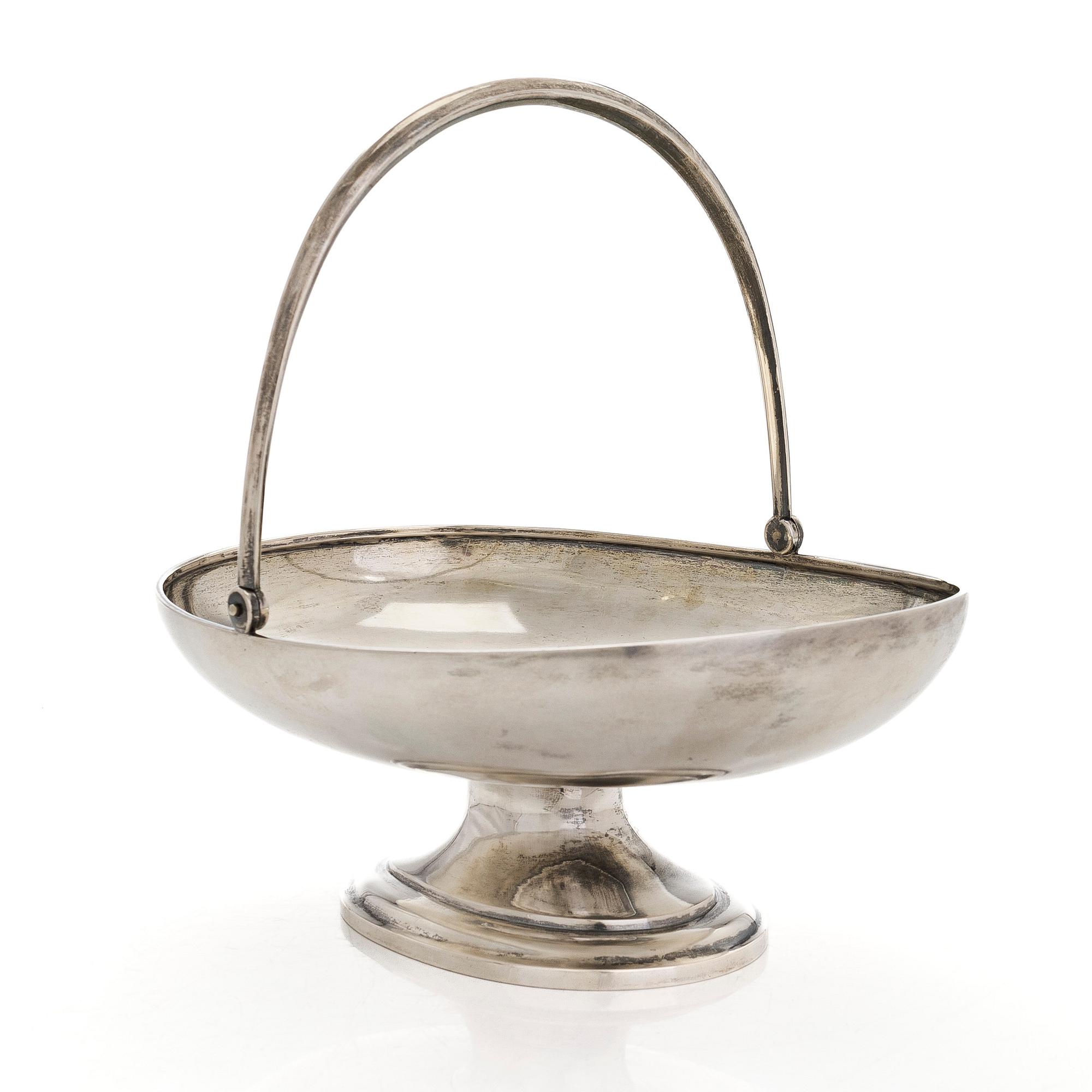 Leipäkori, hopea, Pietari 1889.