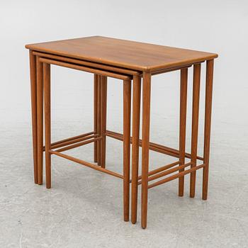 Tea table, 3 pieces, 1950s/60s.