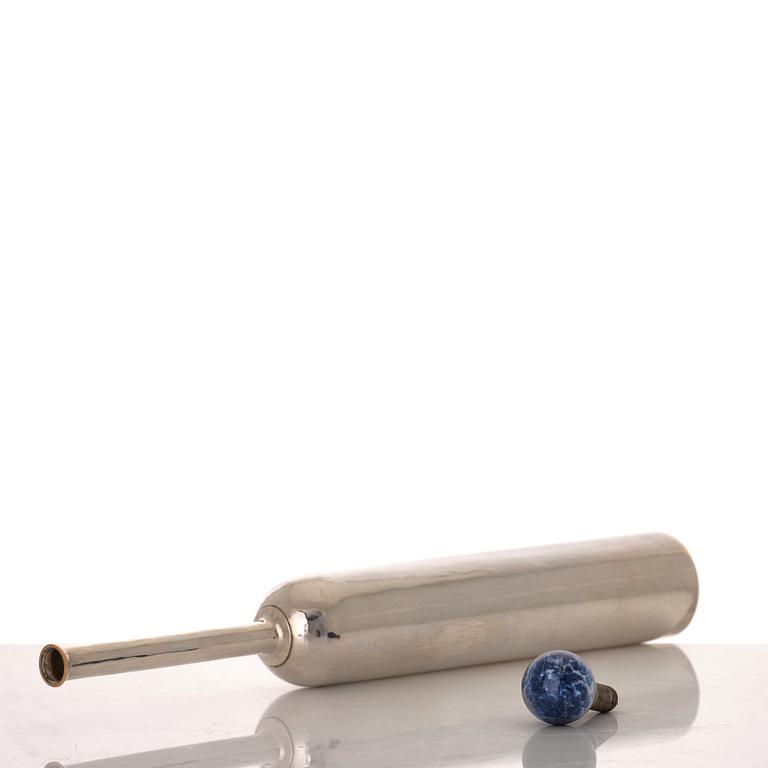 Jan Brunk, flaska, Stockholm 1995, sterling silver.