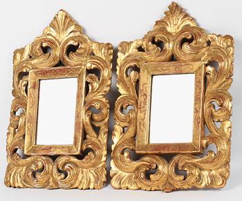 SPEGLAR, ett par, barockstil, 1900-tal.