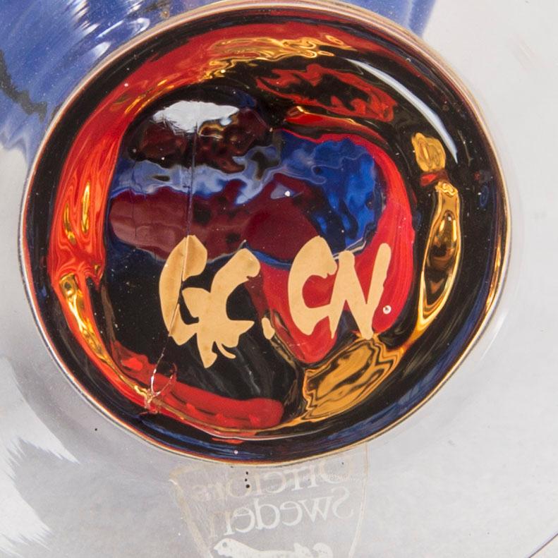 GUNNAR CYRÉN, a set of 7 snaps glass for the Nobel service.