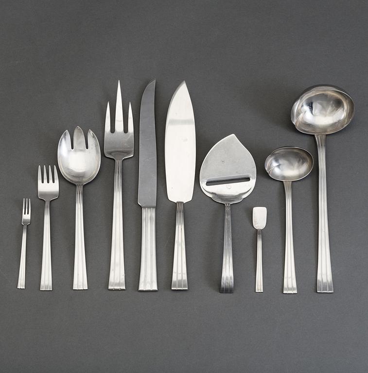 FOLKE ARSTRÖM, bestick 100 delar, "Thebe", Gense, Sverige 1950-60.