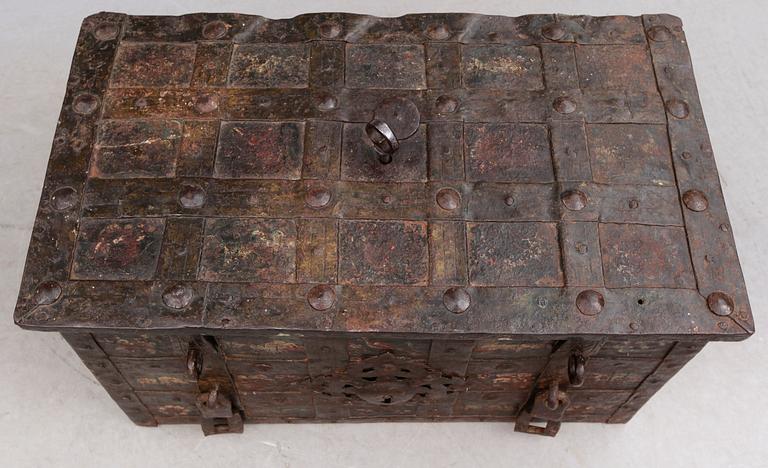 KISTA, järn, barock, 1600-tal.
