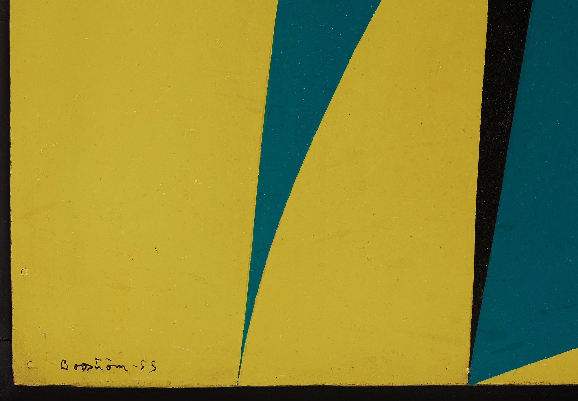 HARRY BOOSTRÖM, oil on panel, signed and dated -53.