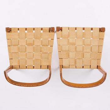 Bruno Mathsson, a pair of "BB" chairs, Firma Karl Mathsson, Värnamo, 1930s.