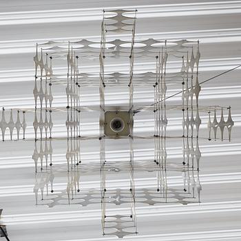 Mario Marenco, a pair of "Cynthia" ceiling lamps, for Artemide, Italy 1968.