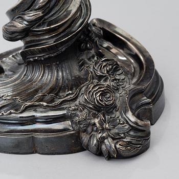 A CANDELABRUM BY EUGÈNE HAZART, signed Eug. Hazart, Paris, the late 19th century.