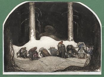 24. John Bauer, "I julnatten".