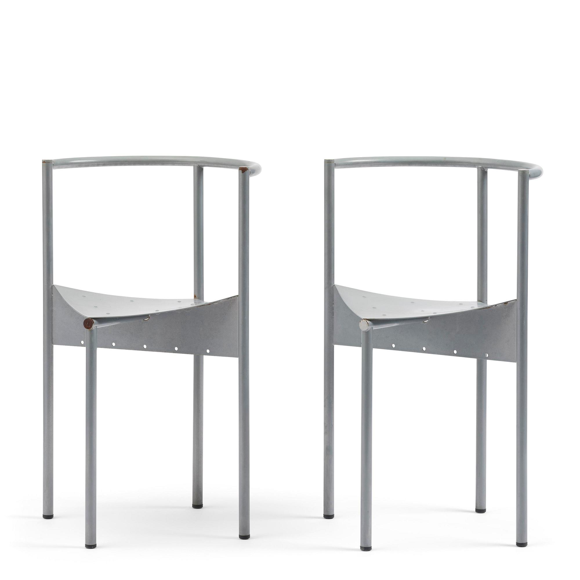 Philippe Starck, a pair of "Wendy Wright" chairs, Disform, Spain, post 1986.