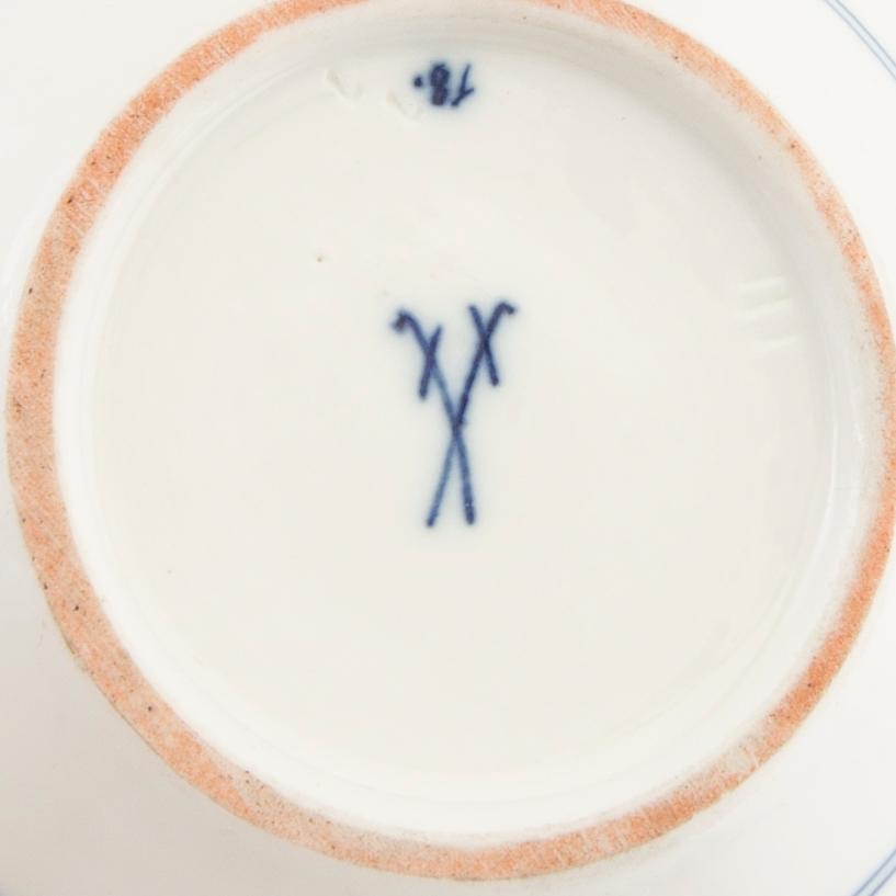 Service 21 pcs Meissen porcelain, first half of the 20th century.