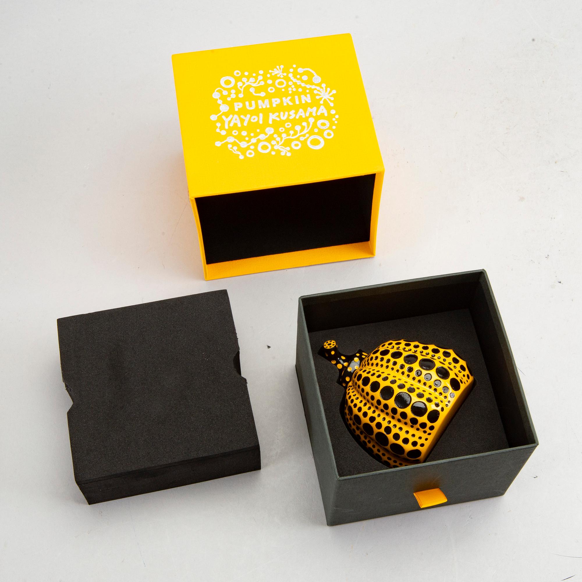 YAYOI KUSAMA, after, multiple, painted cast resin, published by Benesse Holdings, Inc., Naoshima, Japan, 2013.