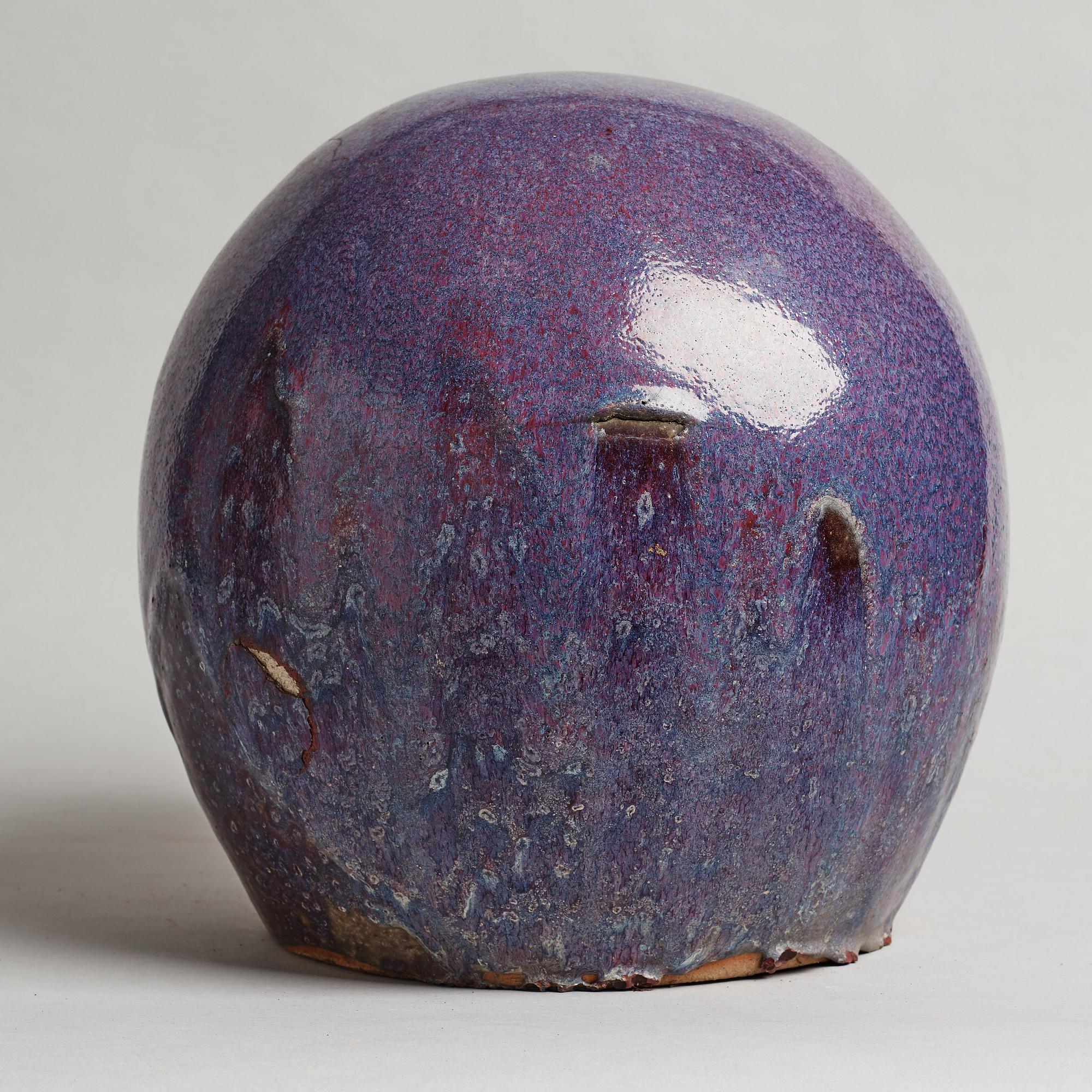 ULLA & GUSTAV KRAITZ, a stoneware "Sphere" sculpture, Förslöv 1983.