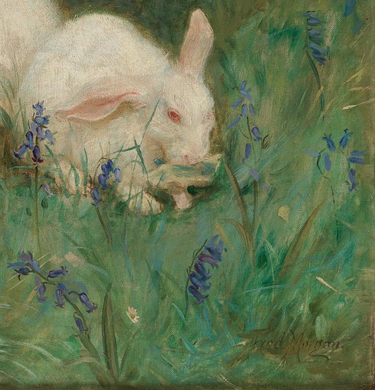 Frederick Morgan, Feeding the Rabbits.