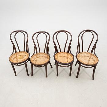 Chairs, set of 4, early 20th century.