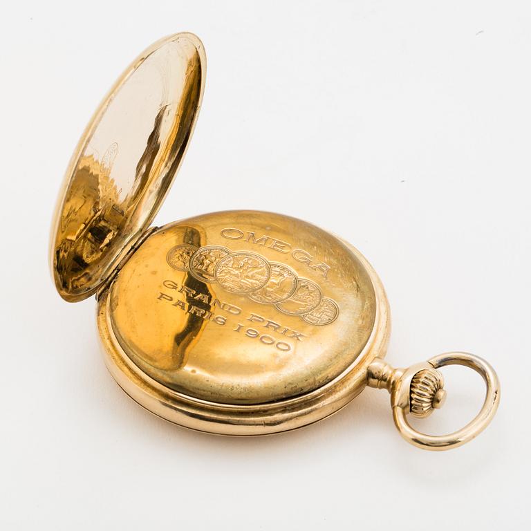 Omega, fickur, savonett, 50 mm.