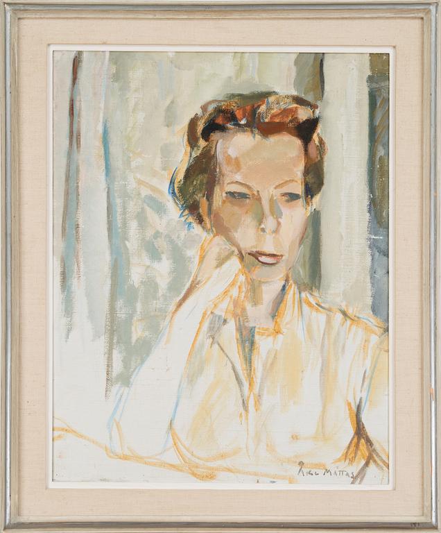 ÅKE MATTAS, PORTRAIT OF KERTTU WIKLUND.