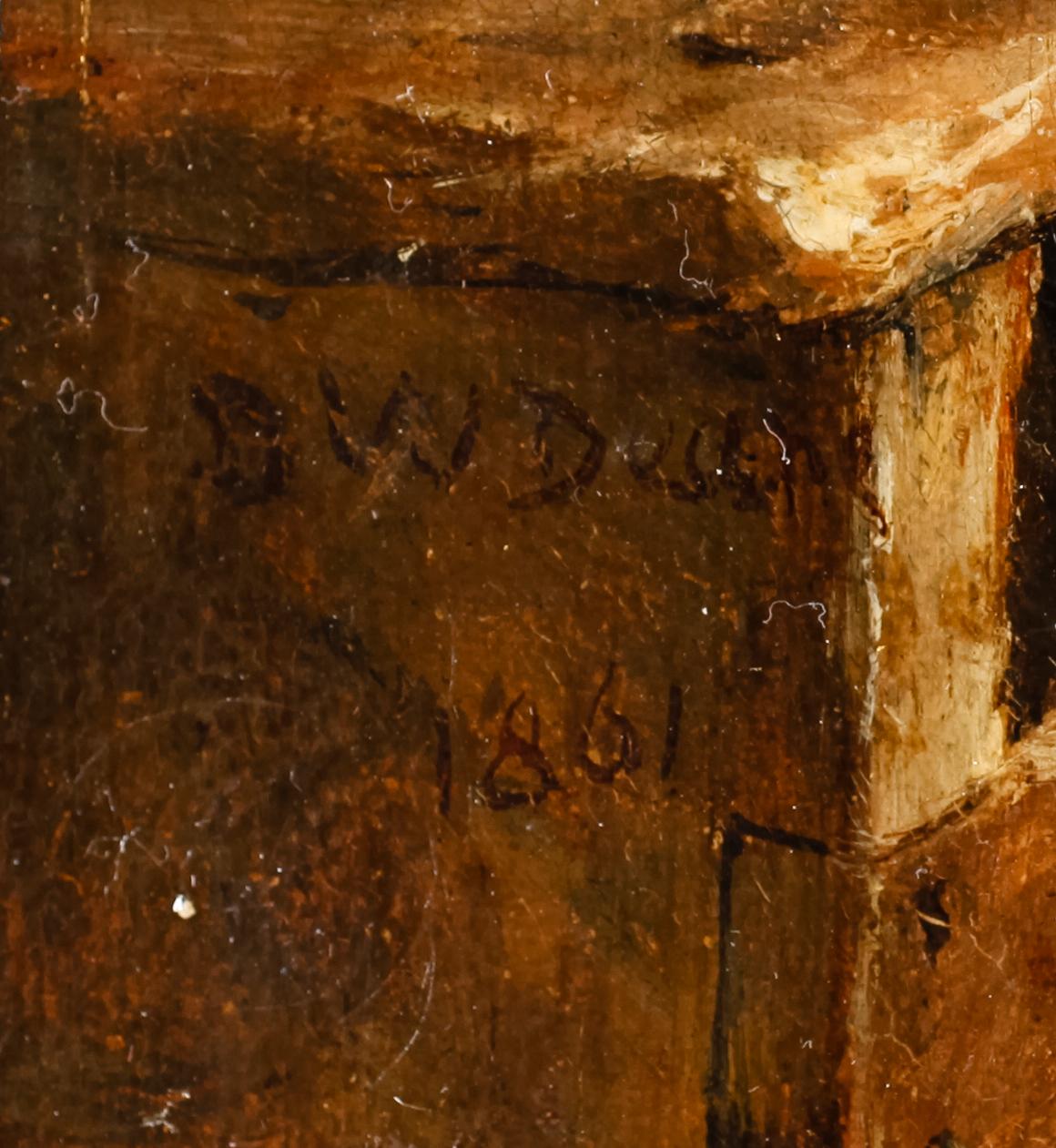 DENNIS WOOD DEANE, olja på duk, signerad och daterad 1861.