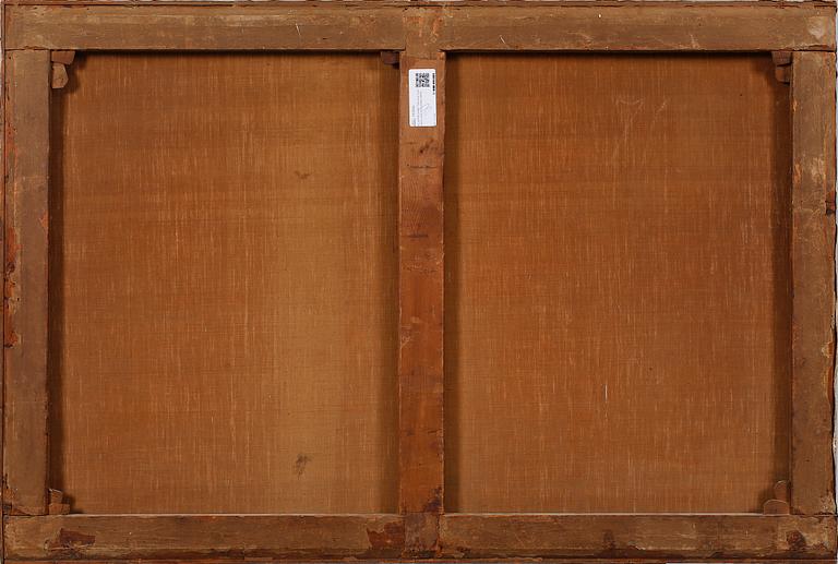 EDOUARD JEAN MARIE HOSTEIN, olja på duk, signerad och daterad Paris 1863.