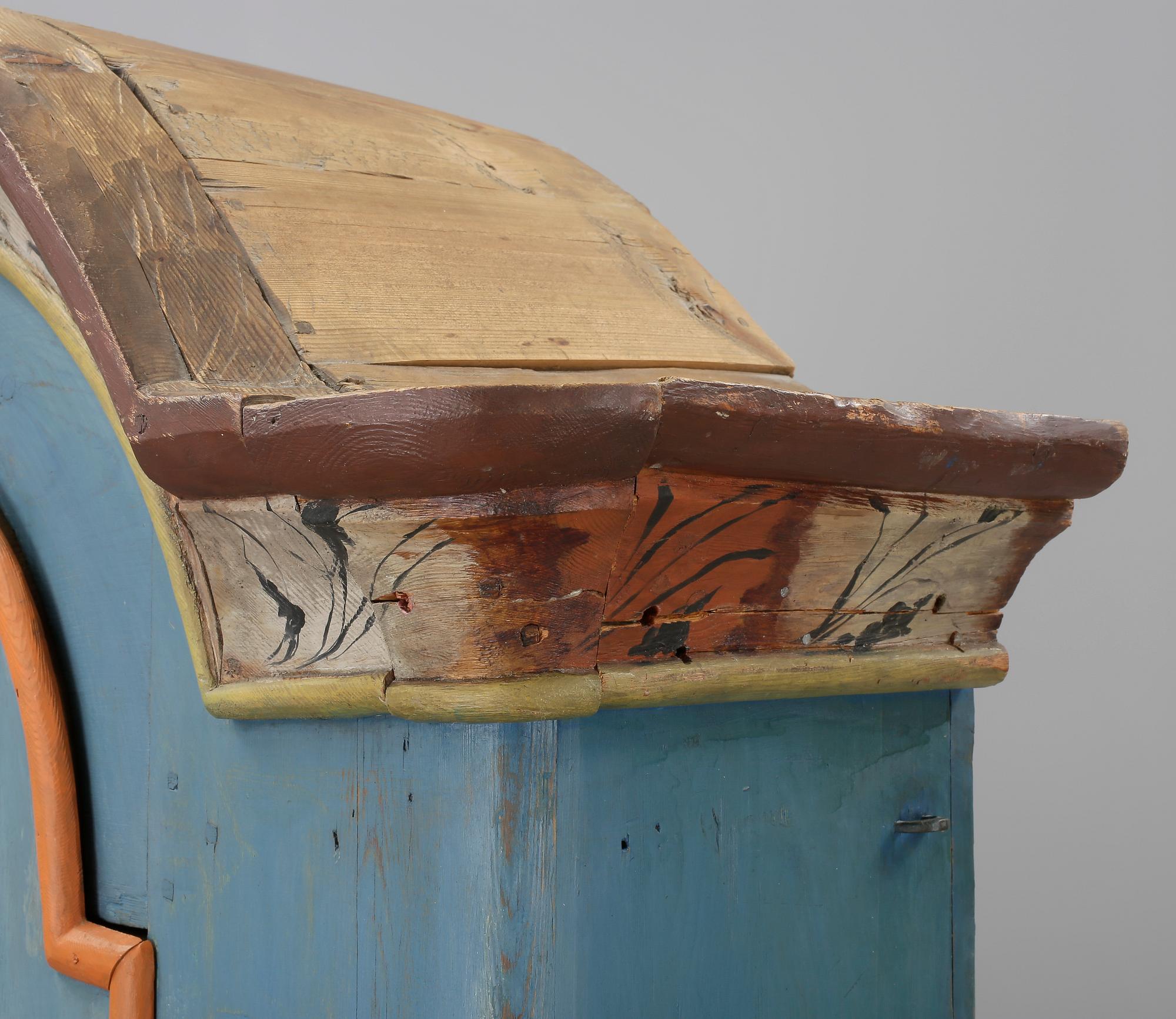 SKÅP, rokoko, allmoge, Jämtland, 1812.