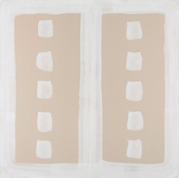 305. Clay Ketter, "White over grey wall painting".