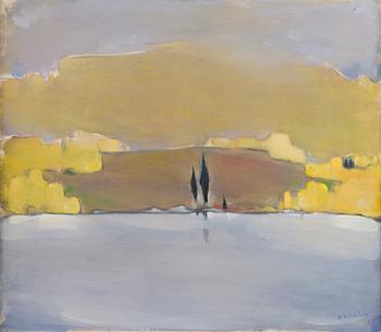 Einar Reuter (H. Ahtela), Yellow landscape.