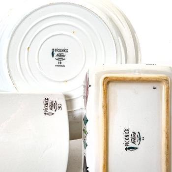 Marianne Westman, a 3 pcs porcelain "Picknick" service Rörstrand later part of the 20th century.