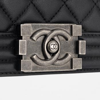 Chanel, a black, quilted leather 'Boy Bag', 2019.